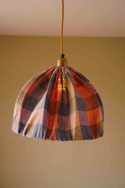 Lampenkap Linnen Gingham Multicolor