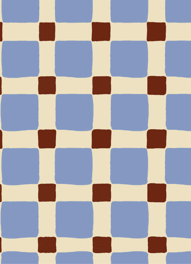 Behang Atelier Chien Geblokt Quilt Roze