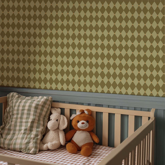 Behang Atelier Chien Harlekijn Groen