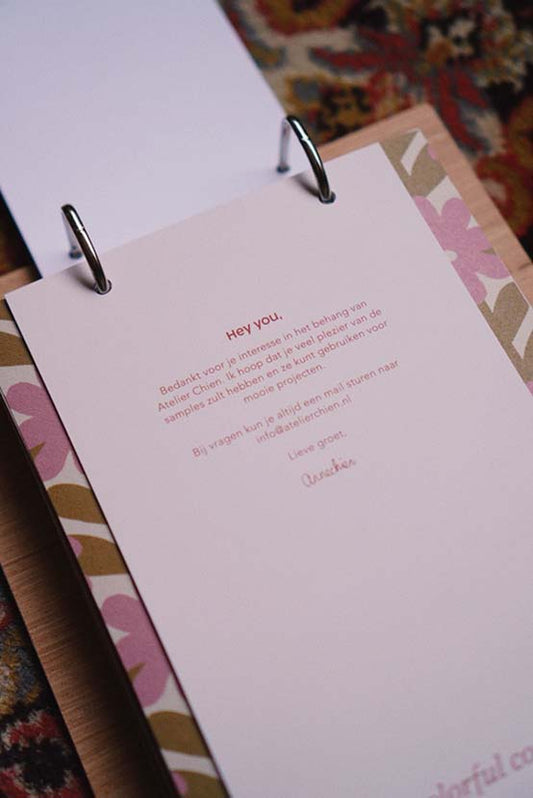 Sampleboek - Behang Atelier Chien