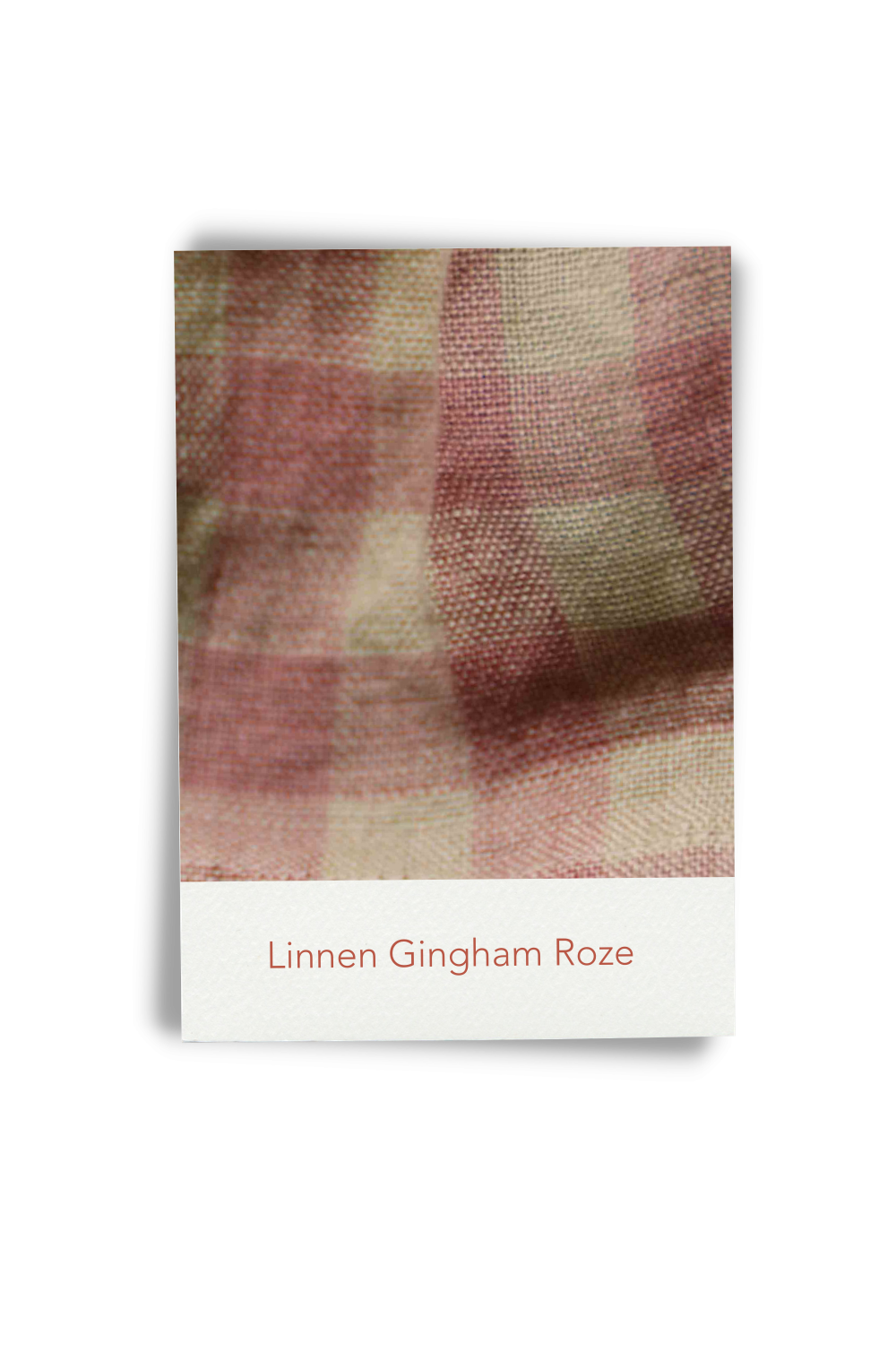 Lampenkap Linnen Gingham Roze