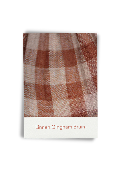 Lampenkap Linnen Gingham Bruin