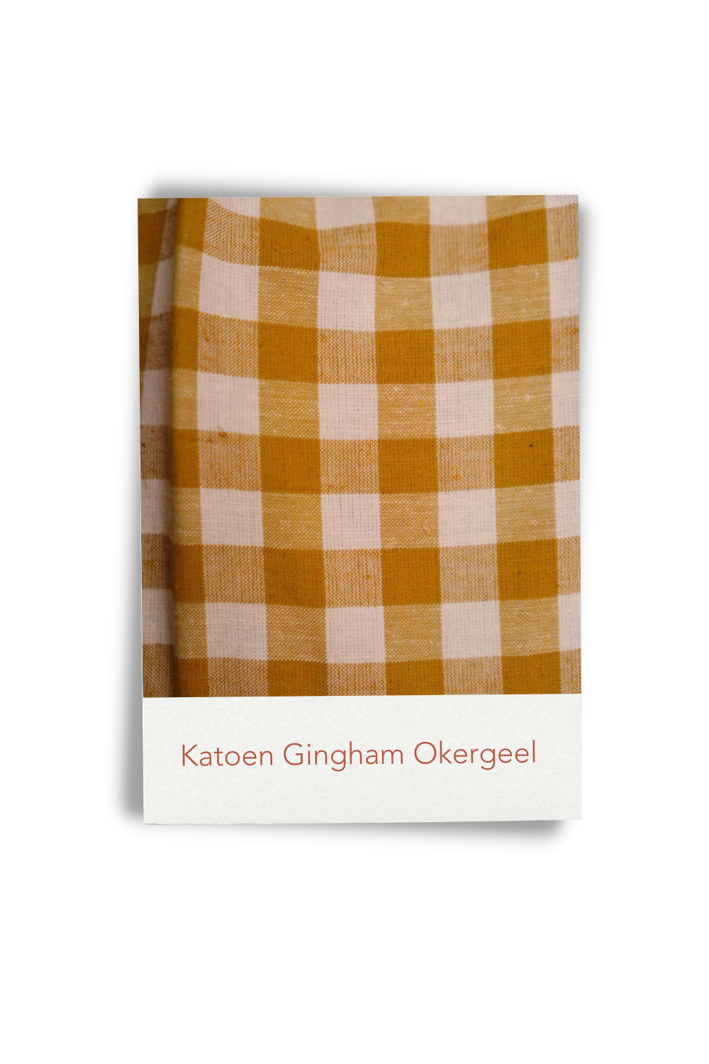 Lampenkap Katoen Gingham Geel