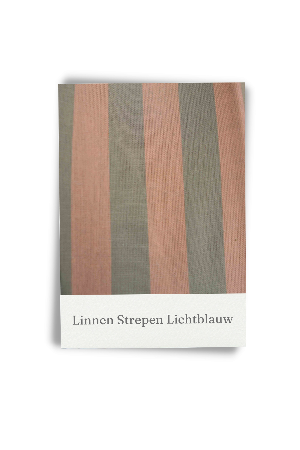 Lampenkap Linnen Streep Lichtblauw