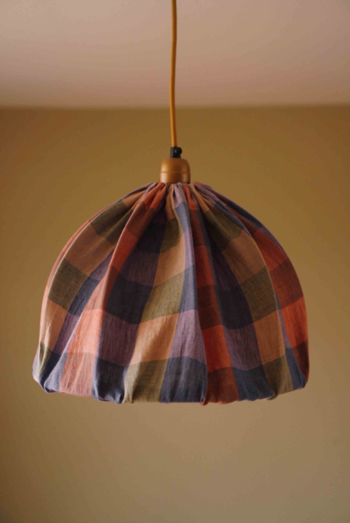 Lampenkap Linnen Gingham Multicolor
