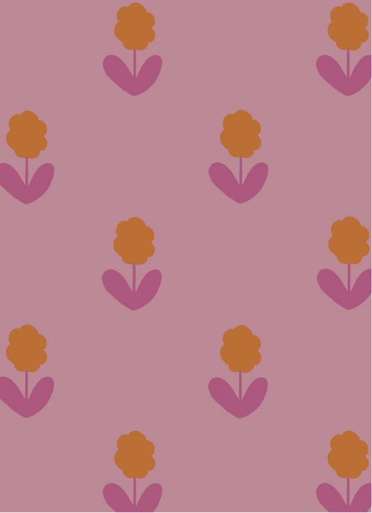 Behang Atelier Chien Bloemen Roze