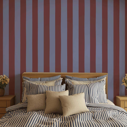 Behang Atelier Chien Brede Strepen Groen Okergeel