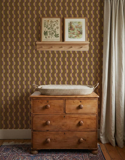 Behang Atelier Chien Cirkels Zalm