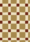 Behang Atelier Chien Geblokt Quilt Olijfgroen