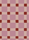Behang Atelier Chien Geblokt Quilt Roze