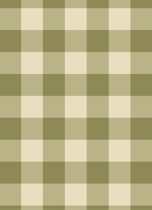 Behang Atelier Chien Gingham Ruiten Groen