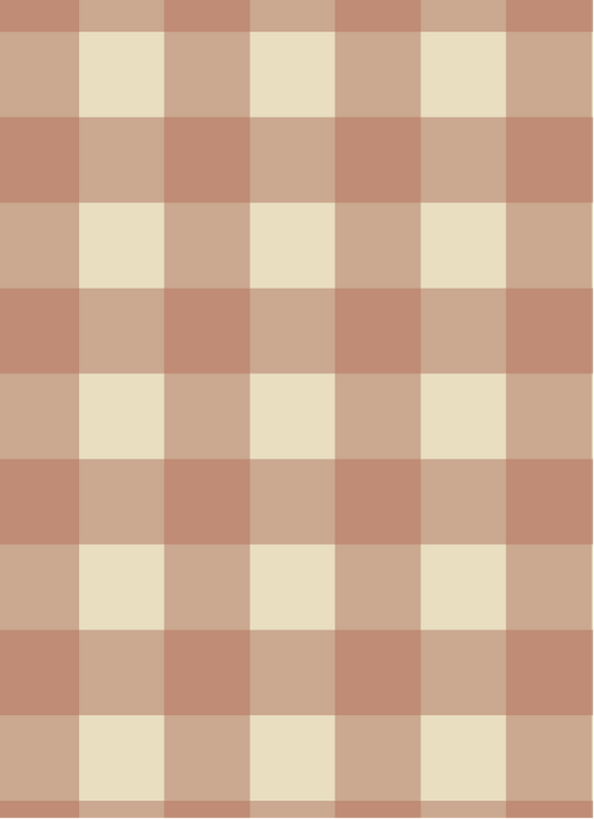 Behang Atelier Chien Gingham Ruiten Roze