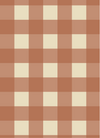 Behang Atelier Chien Gingham Ruiten Terra