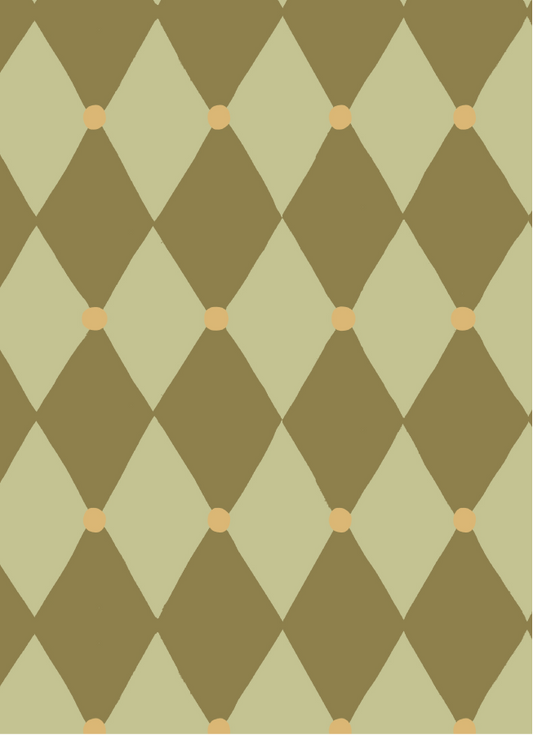 Behang Atelier Chien Harlekijn Groen