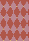 Behang Atelier Chien Harlekijn Roze Rood
