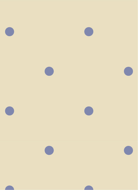 Behang Atelier Chien Polkadot Mini Blauw