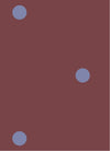 Behang Atelier Chien Polkadot Maxi Bordeaux Blauw