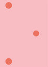 Behang Atelier Chien Polkadot Maxi Roze Rood