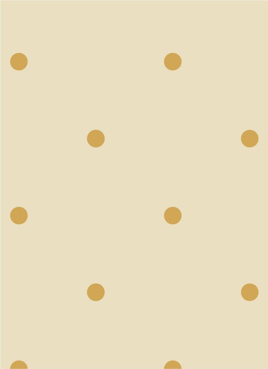Behang Atelier Chien Polkadot Mini Okergeel