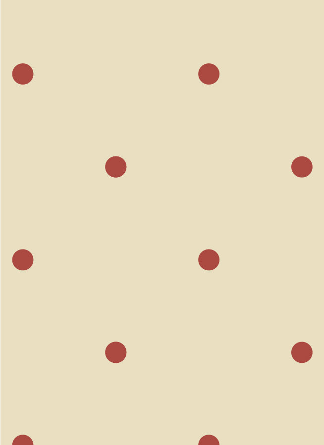 Behang Atelier Chien Polkadot Mini Wijnrood