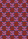 Behang Atelier Chien Vintage Bloemen Roze Blauw