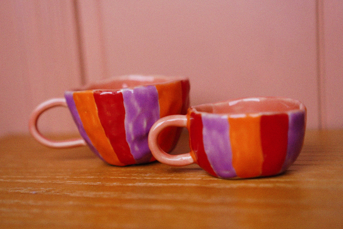 Handgemaakte Mama + Mini mokjesset