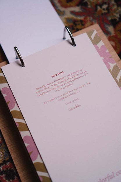 Sampleboek - Behang Atelier Chien
